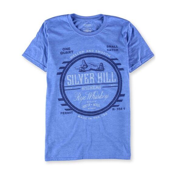 SONOMA life+style Mens Silver Hill Rye Whiskey Graphic T-Shirt, Blue, NWT - Picture 1 of 1